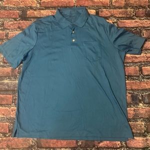 Lands End XL blue polo shirt